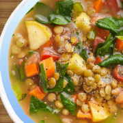 Lentil and Spinach Soup