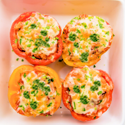 Spinach Stuffed Peppers