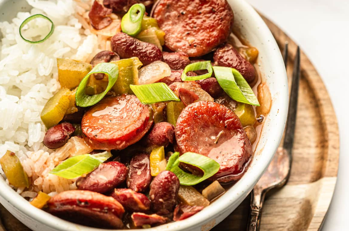 ed Beans and Rice with Artisan Sausage